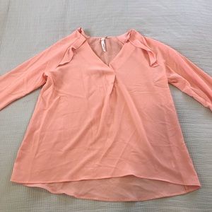 Peach blouse